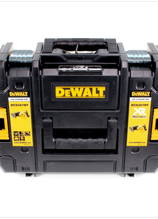 DeWalt DCS 387 18 V Akku Säbelsäge Reciprosäge in TSTAK Box mit 1 x DCB 184 5,0 Ah Akku - Toolbrothers