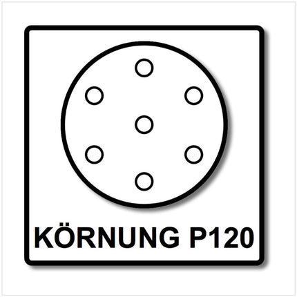 Festool STF D125 P120 GR NET/50 Abrasif maillé 125mm - 50 pcs. (203296)