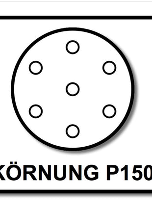 Festool Abrasivo a rete Granat Net STF D125 P150 GR NET/50 125 mm - 50 pz. ( 203297 )