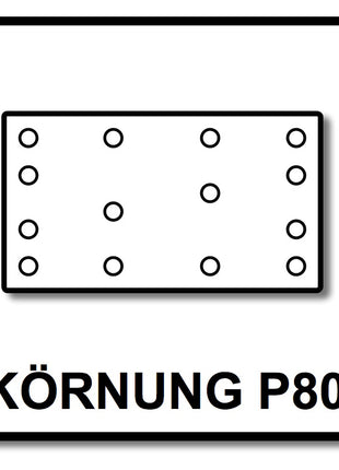 Festool Granat STF 80x133 P80 Net/50 Abrasive Net- 50 pcs. (203285)