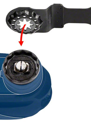 Bosch Expert AVZ 32 RT10 Schleiffinger Starlock 32 x 50 mm ( 2608900039 ) Carbide Technology für Multifunktionswerkzeuge