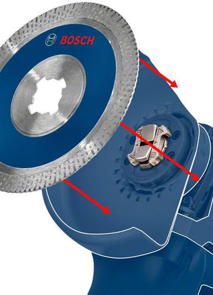 Bosch EXPERT N475 Surface Conditioning Material Fächerscheibe 125 mm Grob X-LOCK 1 Stk. ( 2608901473 ) - Toolbrothers